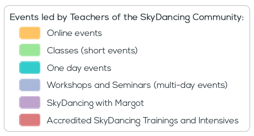 SkyDancing tantra calendar legend
